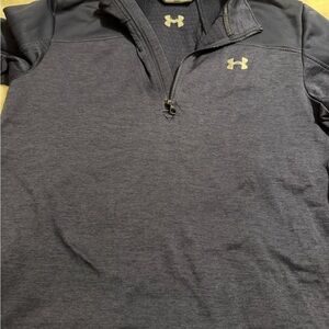 Under Armour Men's navy blue  Quarter-Zip Pullover